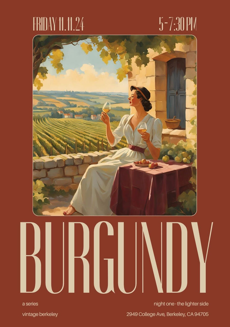 Burgundy: A Series—Night One @ College Ave. Friday, October 11th