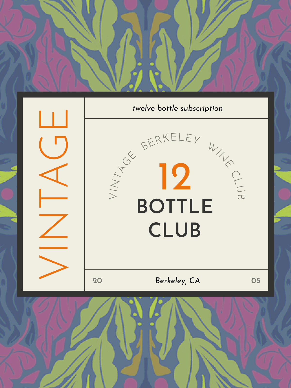 12 Bottle Club (December) - Vintage Berkeley 